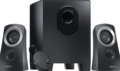 LOGITECH Z313 SISTEMA DE ALTAVOCES 2.1 50W - SUBWOOFER 15W - ENTRADA JACK 3.5MM - COLOR NEGRO