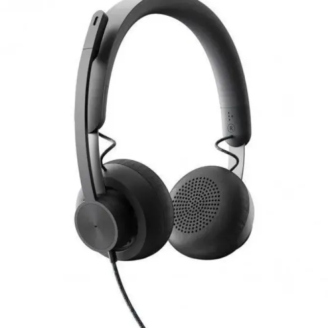 LOGITECH ZONE WIRED MS TEAMS AURICULARES CON MICROFONO PLEGABLE USB-C - DIADEMA AJUSTABLE - ALMOHADILLAS ACOLCHADAS - CONTROLES EN CABLE - CABLE TRENZADO DE 1.90M - COLOR NEGRO