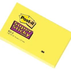 3M MMM NOTA ADH.POST-IT 76X127 SUPER ADH.AMA 655-S MAK029770