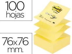 3M MMM NOTA ADH.POST-IT 76X76 Z-NOTES AMARIL R-330 MAK001216