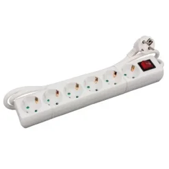 MAKRO PAPER BASE MULTIPLE CON INTERRUPTOR 6 TOMAS 51001006 MAK749348