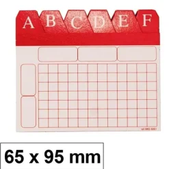MAKRO PAPER INDICE ALF.FICHERO Nº1 65X95 CARTON 6001 MAK209483