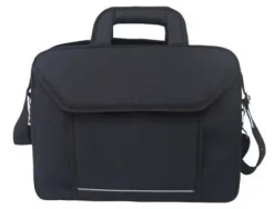 MALETIN PARA PORTATIL Q-CONNECT 15,4" NEGRO 1 ASA 2 BOLSILLOS EXTERIORES MEDIDAS 390X290X90 MM