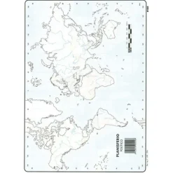 MAPA MUDO PLANISFERIO POLITICO MUNDI