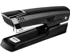 MAPED ESSENTIALS HALF STRIP GRAPADORA DE SOBREMESA - HASTA 20 HOJAS A LA VEZ - ADMITE GRAPAS 22/6 24/6 26/6 - GRAPADO CERRADO - COLOR NEGRO