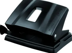MAPED ESSENTIALS METAL PERFORADORA DE SOBREMESA - 2 AGUJEROS - REGLETA MULTI-FORMATOS - HASTA 25 HOJAS A LA VEZ - COLOR NEGRO
