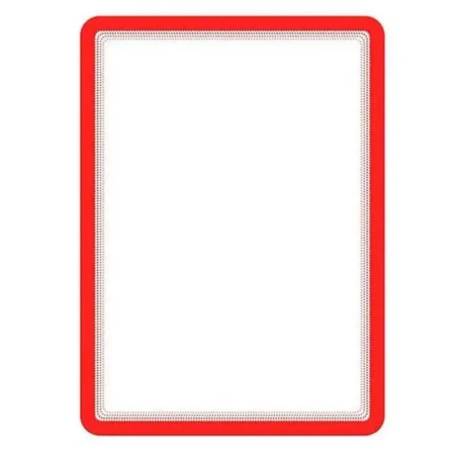MARCO ANUNC.TARIFOLD A4 MAGN.ROJO/2U