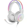 MARS GAMING AURICULARES GAMING CON MICROFONO FLEXIBLE - ILUMINACION RGB - DIADEMA AJUSTABLE - ALMOHADILLAS ACOLCHADAS - CONTROL EN AURICULAR - CABLE DE 1.80M