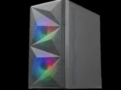 MARS GAMING CAJA GAMING COMPACTA MC-ME - DISEÑO INNOVADOR - VENTILADORES FRGB 120MM - VENTANA LATERAL CRISTAL TEMPLADO - MAXIMA REFRIGERACION - COLOR NEGRO