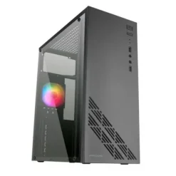 MARS GAMING MC100 CAJA SEMITORRE ATX, MICRO ATX, MINI-ITX - PANEL LATERAL ACRILICO - TAMAÑO HDD 2.5, 3.5 - USB-A 3.0, USB-A 2.0 Y AUDIO - VENTILADOR 90MM FRGB INCLUIDO - SOPORTA REFRIGERACION LIQUIDA