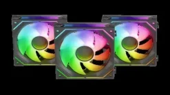 MARS GAMING MF-LINKFINITYKIT VENTILADORES - ILUMINACION INFINITY MIRROR 360° - CONEXION MODULAR LINKFINITY - CONTROL PWM - CAJA DE CONTROL ARGB - COLOR NEGRO