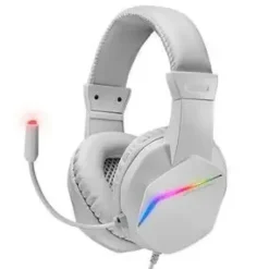 MARS GAMING MH122 AURICULARES GAMING - SONIDO HI-FI ULTRA-BASS - ILUMINACION FRGB - CANCELACION DE RUIDO PASIVA - COMPATIBILIDAD TOTAL - COLOR BLANCO