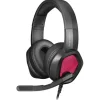 MARS GAMING MH320 AURICULARES GAMING CON MICROFONO PLEGABLE - ILUMINACION RGB - DIADEMA AJUSTABLE - ALMOHADILLAS ACOLCHADAS - CONTROL EN CABLE - CABLE TRENZADO DE 2M
