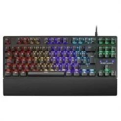 MARS GAMING MKXTKL TECLADO MECANICO - DISEÑO TKL COMPACTO - ILUMINACION RGB MULTIEFECTOS - SWITCHES OUTEMU SQ - REPOSAMUÑECAS EXTRAIBLE - ANTIGHOSTING TOTAL - COLOR NEGRO