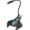MARS GAMING MMIC MICROFONO DE MESA CON CUELLO FLEXIBLE USB - ILUMINACION RGB - BOTON SILENCIO - CABLE DE 1.50M