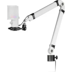 MARS GAMING MMIC-XT MICROFONO DE ESTUDIO - SONIDO CLARO - REDUCCION DE RUIDO - MODO MUTE LED - AJUSTE DE GANANCIA - ILUMINACION ARGB - MATERIALES DURADEROS - COLOR BLANCO