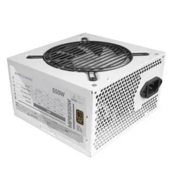 MARS GAMING MPB550 FUENTE DE ALIMENTACION - 550W - EFICIENCIA 90% - CERTIFICADO 80PLUS BRONZE - TECNOLOGIA AI-RPM SILENCIOSA - CABLES PLANOS EXTRA LARGOS - COLOR BLANCO