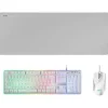 MARS GAMING PACK 3 EN 1 DE TECLADO TECNOLOGIA HIBRIDA H-MECH, ANTIGHOSTING USB RGB + RATON 10000DPI USB RGB + ALFOMBRILLA 800X300X4MM