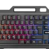 MARS GAMING TECLADO GAMING MK120 - ALUMINIO - ILUMINACION FRGB - SOPORTE SMARTPHONE - PORTUGUES - COLOR NEGRO
