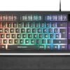 MARS GAMING TECLADO GAMING MKAX RGB CONTROL - COMPACTO TKL - PULSACION H-MECH - 9 EFECTOS RGB - BOTON ROLLER VOLUMEN - REPOSAMUÑECAS MEMORY GEL - COMPATIBILIDAD MULTIPLATAFORMA - COLOR NEGRO