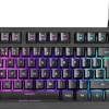 MARS GAMING TECLADO MKREVO TKL CON PAD NUMERICO - TECNOLOGIA H-MECH - ILUMINACION RGB 12 MODOS - RUEDA DE CONTROL DUAL - COMPATIBILIDAD MULTIPLATAFORMA - PORTUGUES - COLOR NEGRO