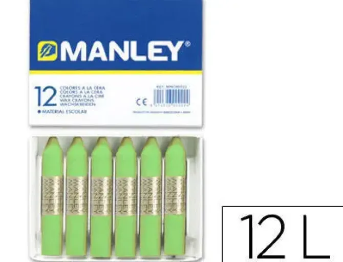 MASATS CERAS MANLEY VERDE AMARILLENTO /12UD MNC04657(22) MAK630600