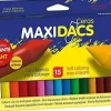 MASATS LAPIZ CERA DACS MAXI 15 UD.COLOR STDO DX050216 (15U MAK655047