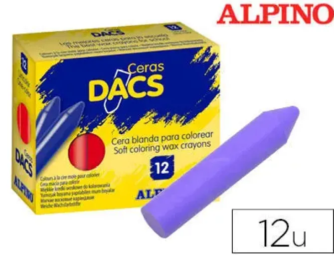 MASATS LAPIZ CERA DACS VIOLETA 12UND DA060013 MAK125174