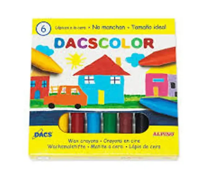 MASATS LAPIZ CERA DACSCOLOR 6 DC050260 MAK655099