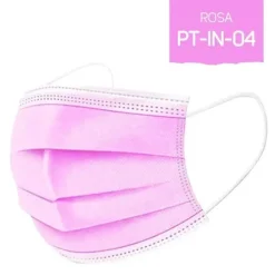 MASCARILLA QUIRUGICA PARA NIÑOS 10 UNIDADES ROSA CERTIFICADO CE EN14683 CLASE I TIPO IIR