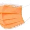 MASCARILLA QUIRUGICA PARA NIÑOS 10 UNIDADES NARANJA CERTIFICADO CE EN14683 CLASE I TIPO IIR