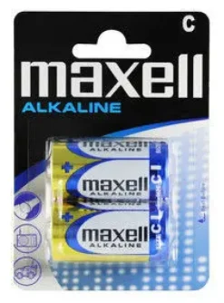 MAXELL PACK DE 2 PILAS ALCALINAS LR14 C