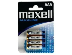 MAXELL PACK DE 4 PILAS ALCALINAS LR03 AAA 1.5V