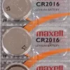 MAXELL PACK DE 5 PILAS LITIO DE BOTON CR2016 3V