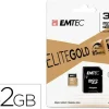 MEMORIA SD MICRO EMTEC CLASS 10 GOLD CON ADAPTADOR 32 GB