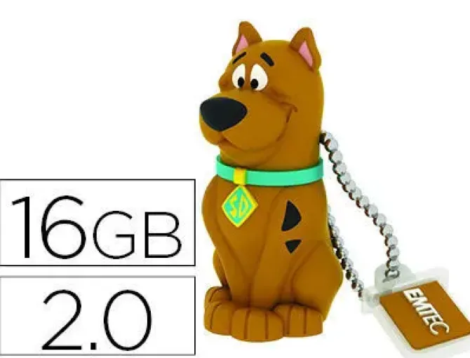 MEMORIA USB EMTEC FLASH 16 GB 2.0 SCOOBY DOO