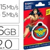 MEMORIA USB EMTEC FLASH 16 GB USB 2.0 COLLECTOR WONDER WOMAN