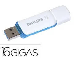 MEMORIA USB PHILIPS FLASH USB 3.0 16GB SNOW BLUE