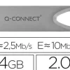 MEMORIA USB Q-CONNECT FLASH PREMIUM 4 GB 2.0