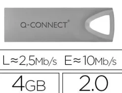 MEMORIA USB Q-CONNECT FLASH PREMIUM 4 GB 2.0