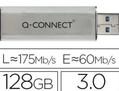 MEMORIA USB Q-CONNECT FLASH 128 GB 3.0