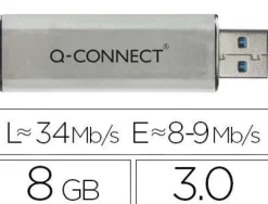 MEMORIA USB Q-CONNECT FLASH 8 GB 3.0