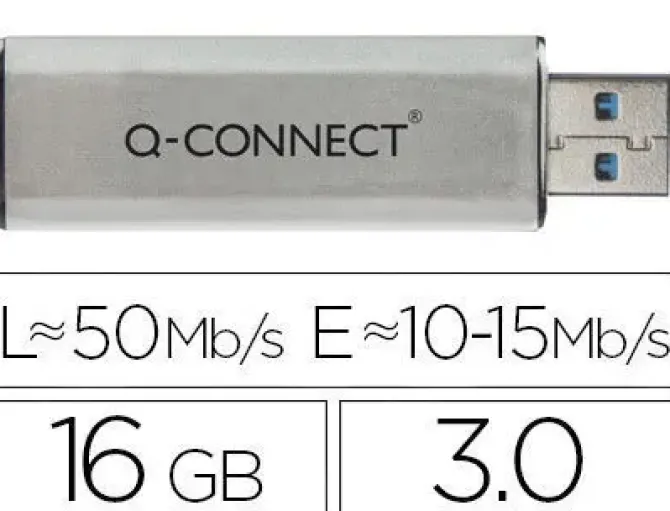 MEMORIA USB Q-CONNECT FLASH 16 GB 3.0