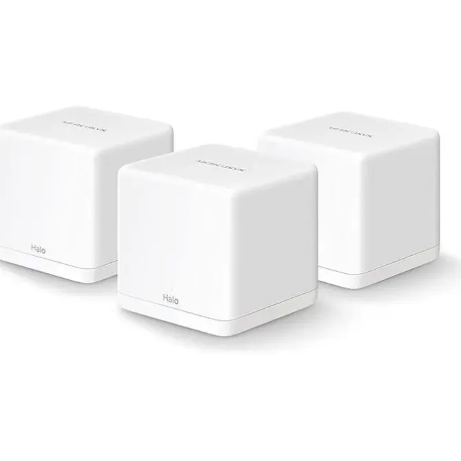 MERCUSYS H30G SISTEMA WI-FI MESH AC1300 DUAL BAND - 3 UNIDADES HALO - COBERTURA HASTA 260 M² - ROAMING SIN INTERRUPCIONES