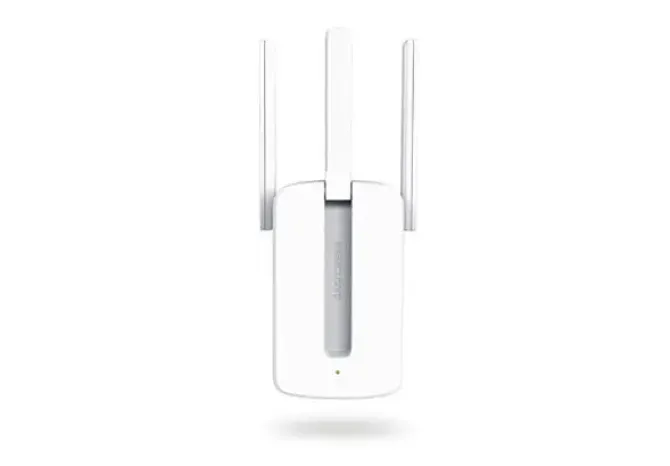 MERCUSYS REPETIDOR AMPLIFICADOR EXTENSOR DE RED WIFI - HASTA 300MBPS - TECNOLOGIA MIMO - BOTON WPS - 3 ANTENAS EXTERNAS