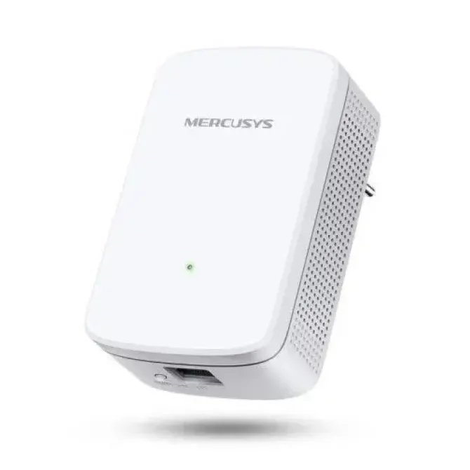 MERCUSYS REPETIDOR EXTENSOR DE RED WIFI - HASTA 300MBPS - 1X RJ-45, BOTON WPS