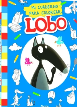 MI CUADERNO PARA COLOREAR LOBO