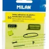 MILAN 50 NOTAS 76X76MM AUTOADHESIVAS TRANSPARENTES AMARILLO 411261050