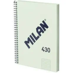 MILAN BLOC ESPIRAL MILAN 80 H A5 CUADRO 5 MM SERIE 1918