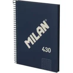 MILAN BLOC ESPIRAL MILAN 80 H A5 CUADRO 5 MM SERIE 1918